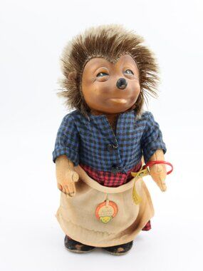 Steiff "Micki" Hedgehog Vintage 1960s Toy Doll Germany (7628/17)